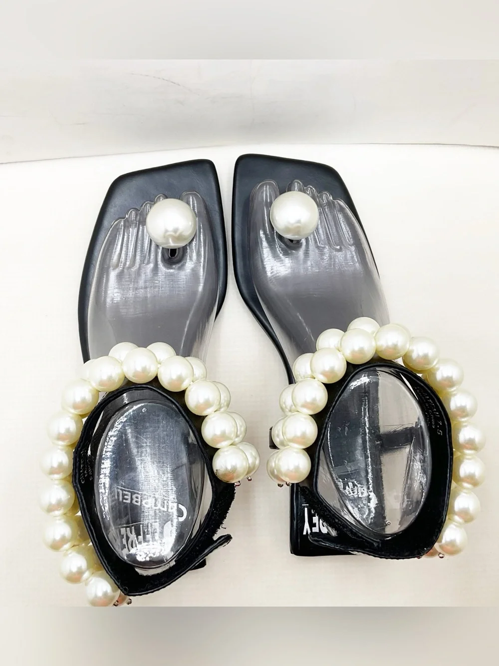 {Jeffrey Campbell} Chateau Pearl Embellished Sandals